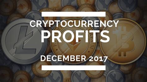 That's a big drop for any market. Cryptocurrency Profits in December 2017 - YouTube