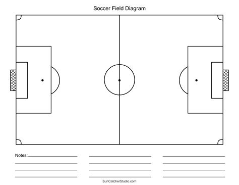 Printable Soccer Field Diagrams And Templates Diy Projects Patterns