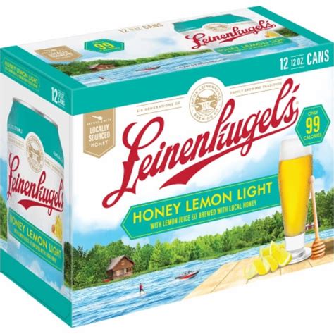 Leinenkugels Honey Lemon Light Craft Beer 12 Cans 12 Fl Oz King