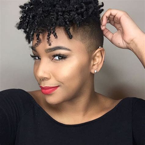 21 Hairstyle Ideas For Short Natural Hair In 2020 Short Natural Hair Styles Natural Hair