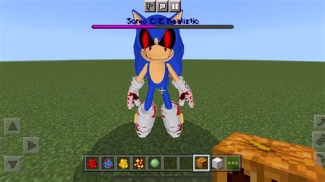 Realistic Sonicexe Addon In Minecraft Pe Youtube
