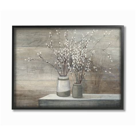 The Stupell Home Decor Collection Willow Still Life Canvas Wall Art