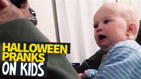 Best Halloween Scares Parents Scaring Their Children Youtube