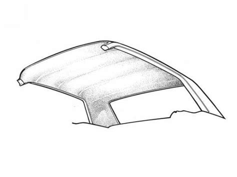 1971 1973 Mustang Coupe Headliner White