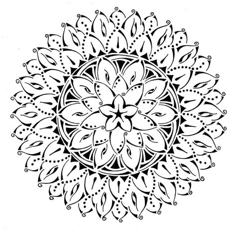 Mandala Flower Free Printable Coloring Page Free Printable Coloring