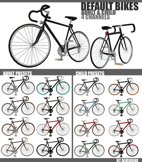 Mod The Sims Default Base Game Bicycles