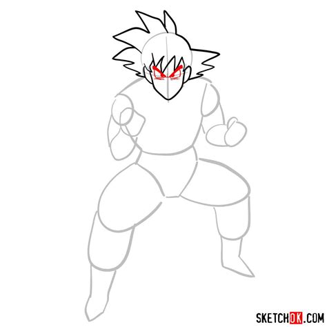 How To Draw Goku Sketch Step By Step Sketch Drawing Idea
