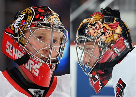 A common reference of a slasher movie serial killer: Thoughts from the Blue Paint: Top 10 NHL Goalie Masks of 2011