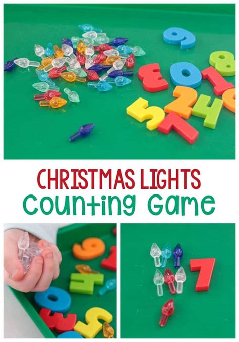 Christmas Lights Counting Game