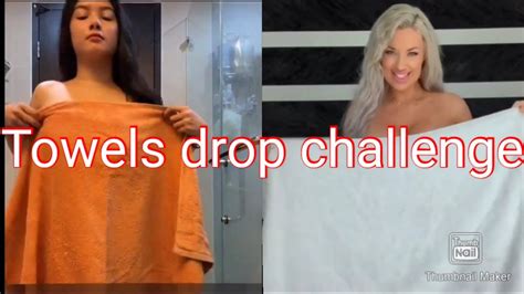 towel drop challenge [tiktok compilation] youtube