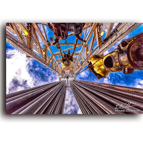 The Blue Sky And Rig Top Against White Clouds Sky Cross By Bob