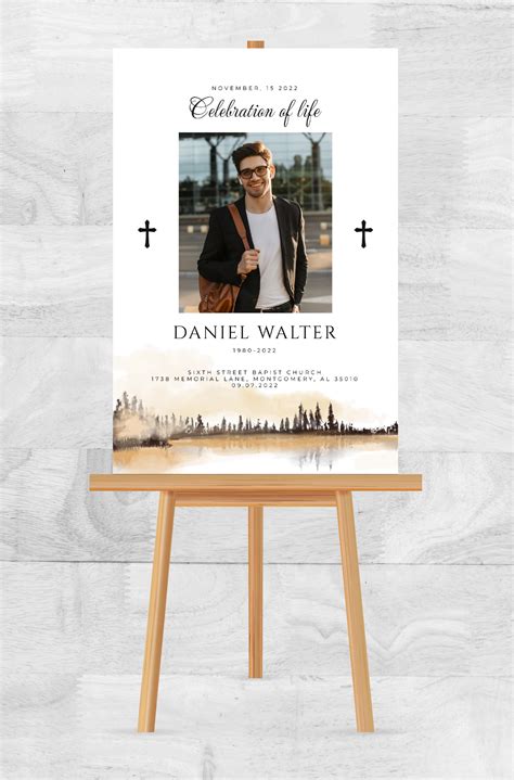 Memorial Poster - 2116 - DisciplePress - Memorial & Funeral Printing