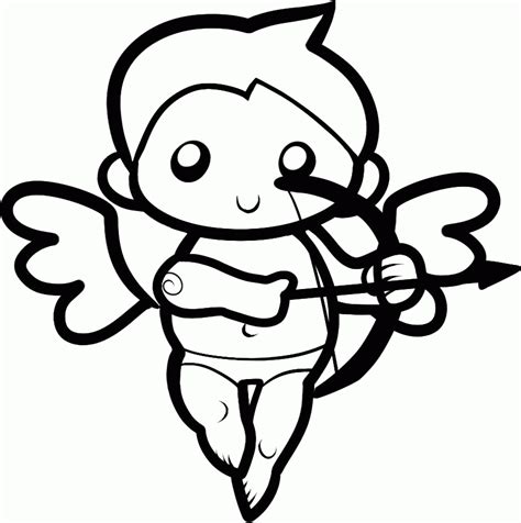 Cute Cupid Coloring Pages - GetColoringPages.com