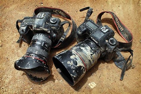 The Well Worn Cameras Of A Professional Photojournalist