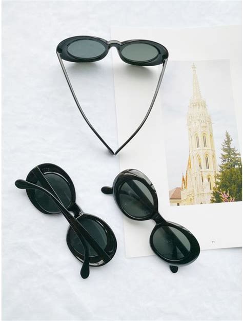 Buy Fourchen Clout Goggles Sunglasses For Kids Bold Retro Oval Round