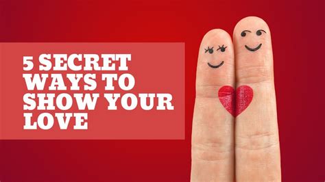 5 secret ways to show your love to your partner tips for dads youtube