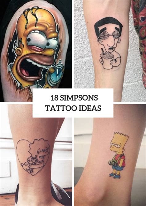 Imagen De Geniales Ideas De Tatuajes De Los Simpson Hot Sex Picture