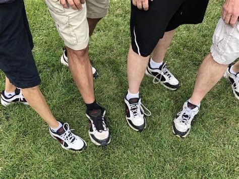 Chicago cutlery bbq outdoor grilling. We had a BBQ and 4 dads showed up wearing the same shoes ...