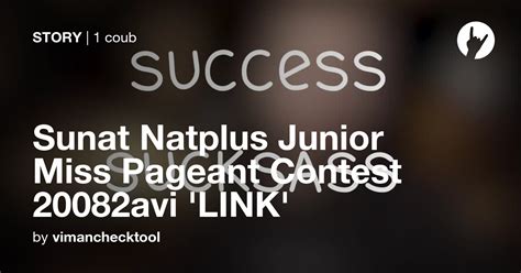 Sunat Natplus Junior Miss Pageant Contest Avi Link Coub