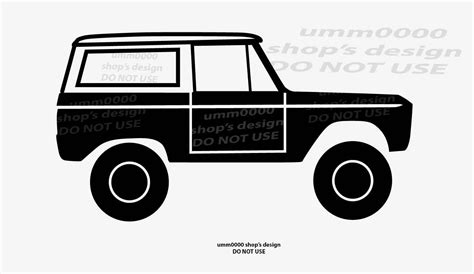 Ford Bronco Decal