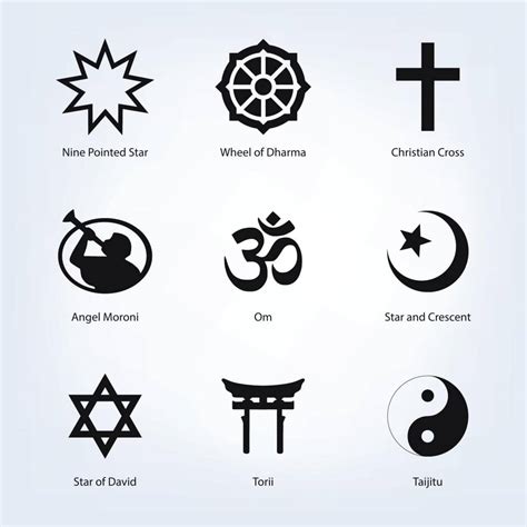 Religious Symbols Vector At Collection Of Religious