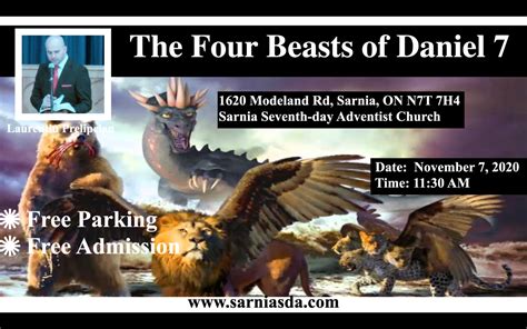 The Four Beasts Of Daniel Sarnia Seventh Day Adventist Church