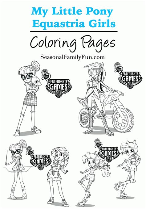 Equestria Girl Friendship Games Coloring Pages Coloring Home