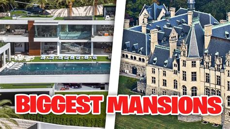 8 Of The Biggest Mansions In The World Youtube