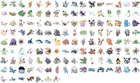 Single Type Pokémon Gen 3 Picture Click Quiz By Beforever