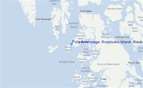 Pole Anchorage Kosciusko Island Alaska Tide Station Location Guide