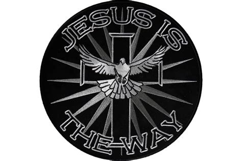 Jesus Is The Way Large Back Patch Thecheapplace