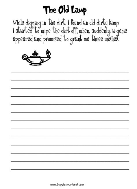 15 Second Grade Writing Prompts Worksheets
