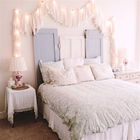 String its painted white steel off a high ceiling for a simple fixture with a grand presence. How You Can Use String Lights To Make Your Bedroom Look Dreamy