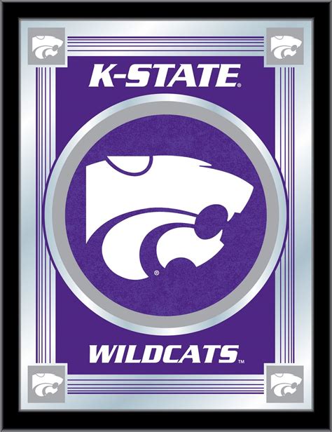Kansas State Wildcats Logo Wall Mirror