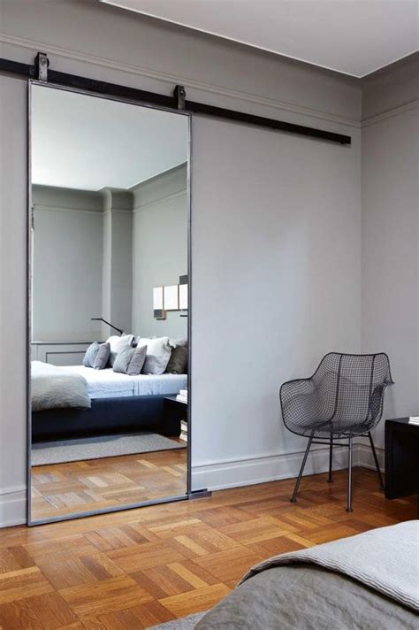 If, for example, you want to make a space look bigger, a large wall mirror could be just the thing you need! Frameless Wall Mirror for Bedroom - Hupehome