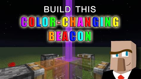 Color Changing Rainbow Beacon How To Build This Minecraft Must Have
