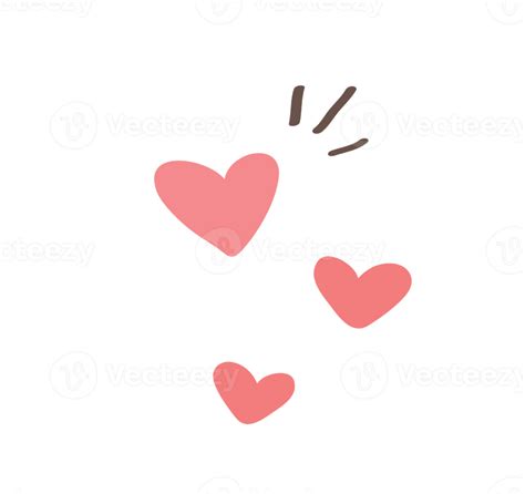 Cute Many Heart 12664735 Png