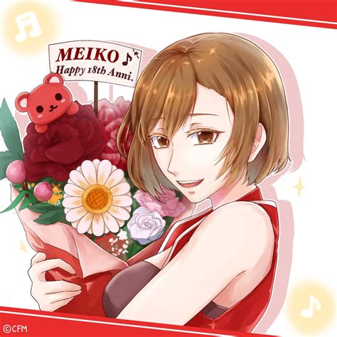 Hatsune Miku On Twitter Meiko Happy 18th Anniversary🎉 Today Is Meikos 18th Anniversary Since