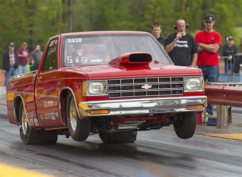 Chevy S 10 Drag Truck During A Race Day At Shady Side Drag Flickr