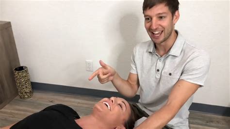 Fitness Instructor Feet And Complete Upper Body Asmr Chiropractic