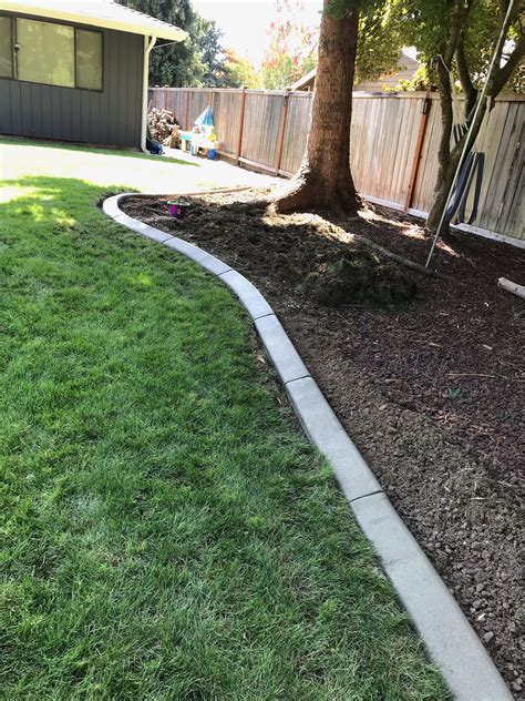 Concrete Landscape Borders - Country Cuts Lawn Care Country Cuts Lawn Care