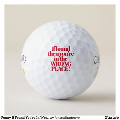 Golf Ball Sayings Funny Funny Personalized Golf Ball I