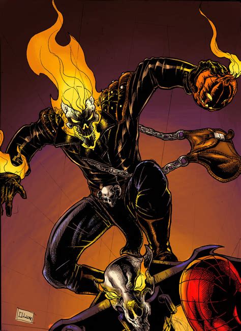 Some Ghost Rider Goblin With Color By Weball On Deviantart