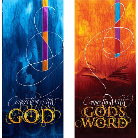 Fabric Church Sanctuary Banner Designs Couple Close Ups For Lettering