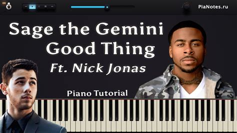 Sage The Gemini Ft Nick Jonas Good Thing [ How To Play On Piano Tutorial ] Youtube