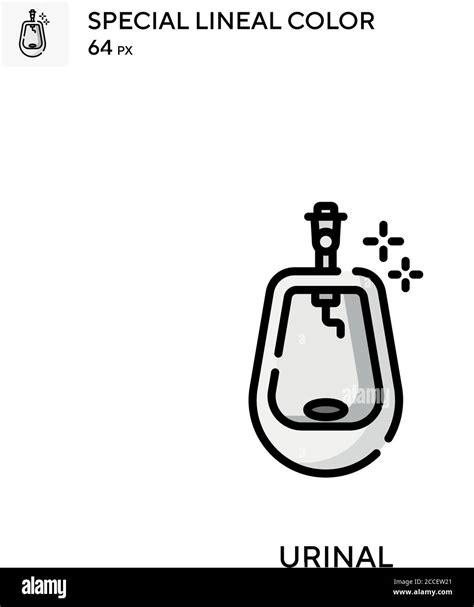 Urinal Special Lineal Color Icon Illustration Symbol Design Template