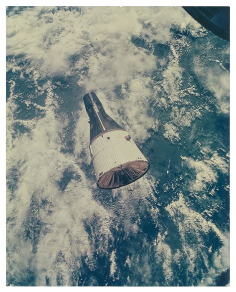 Large Format Gemini Vii Spacecraft During Rendezvous December 15 16