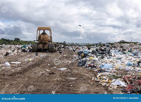 Municipal Landfill For Household Waste Stock Image Image Of Dirt