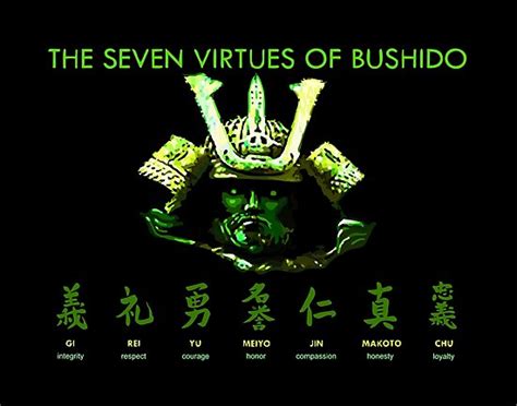 7 Virtues Of Bushido Samurai Way Live By The Sword Photographic