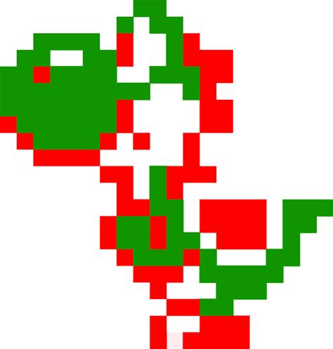 Yoshi Bitmap 8 Bit Super Mario Bros By Fatonus On Deviantart